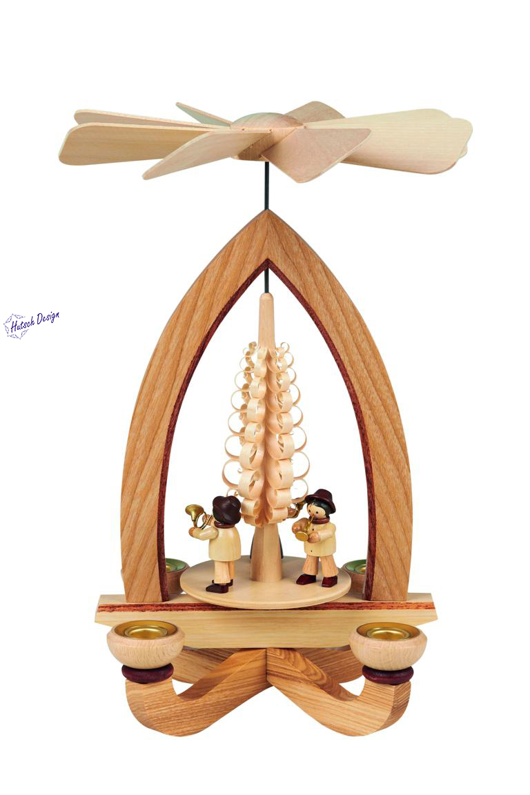 Pyramide mit Bläsertrio  (4,5 cm) 28cm