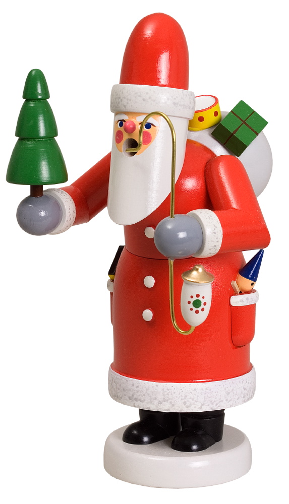 Weihnachtsmann mit Baum