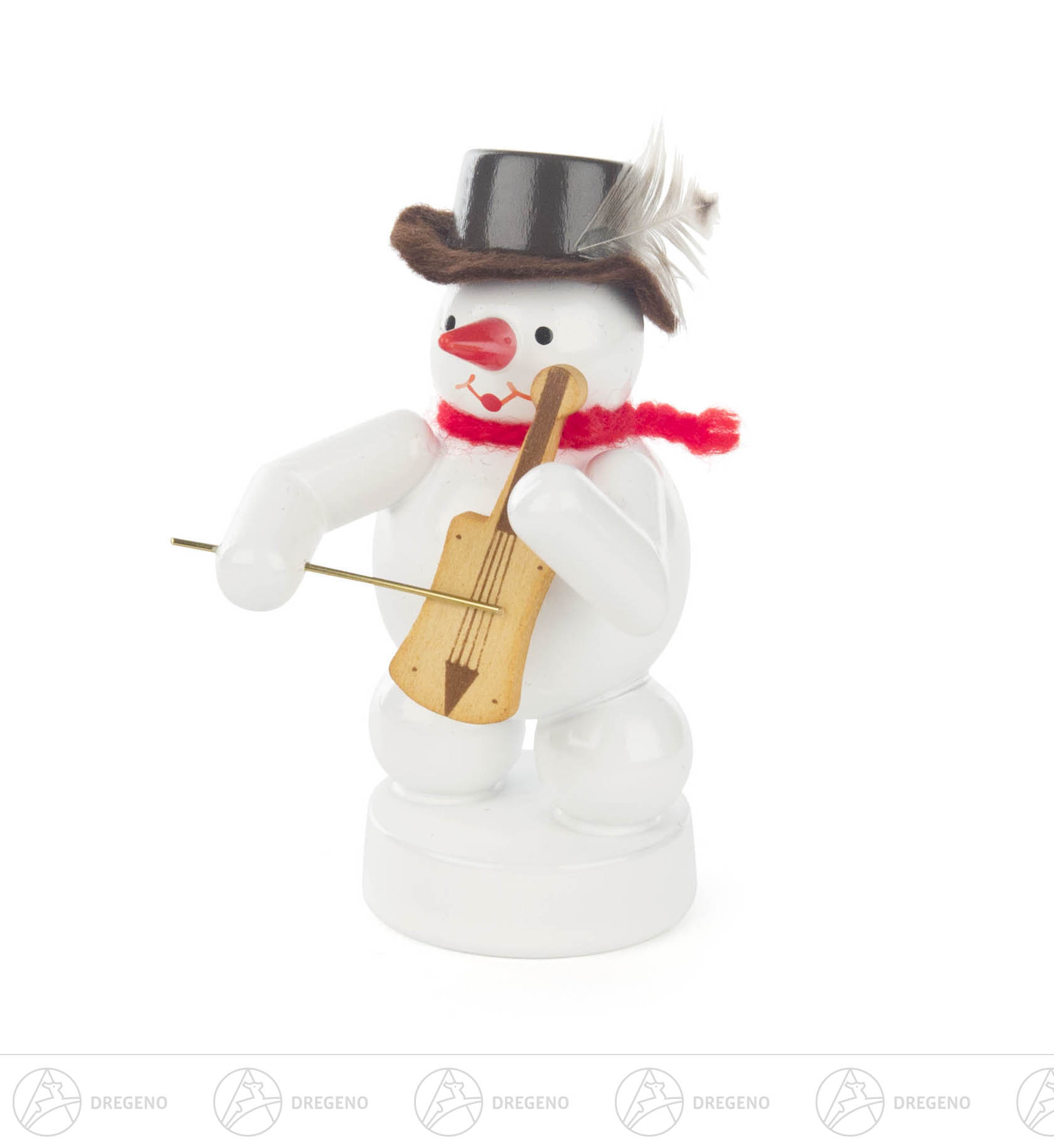 Schneemann mit Fiedel 8cm