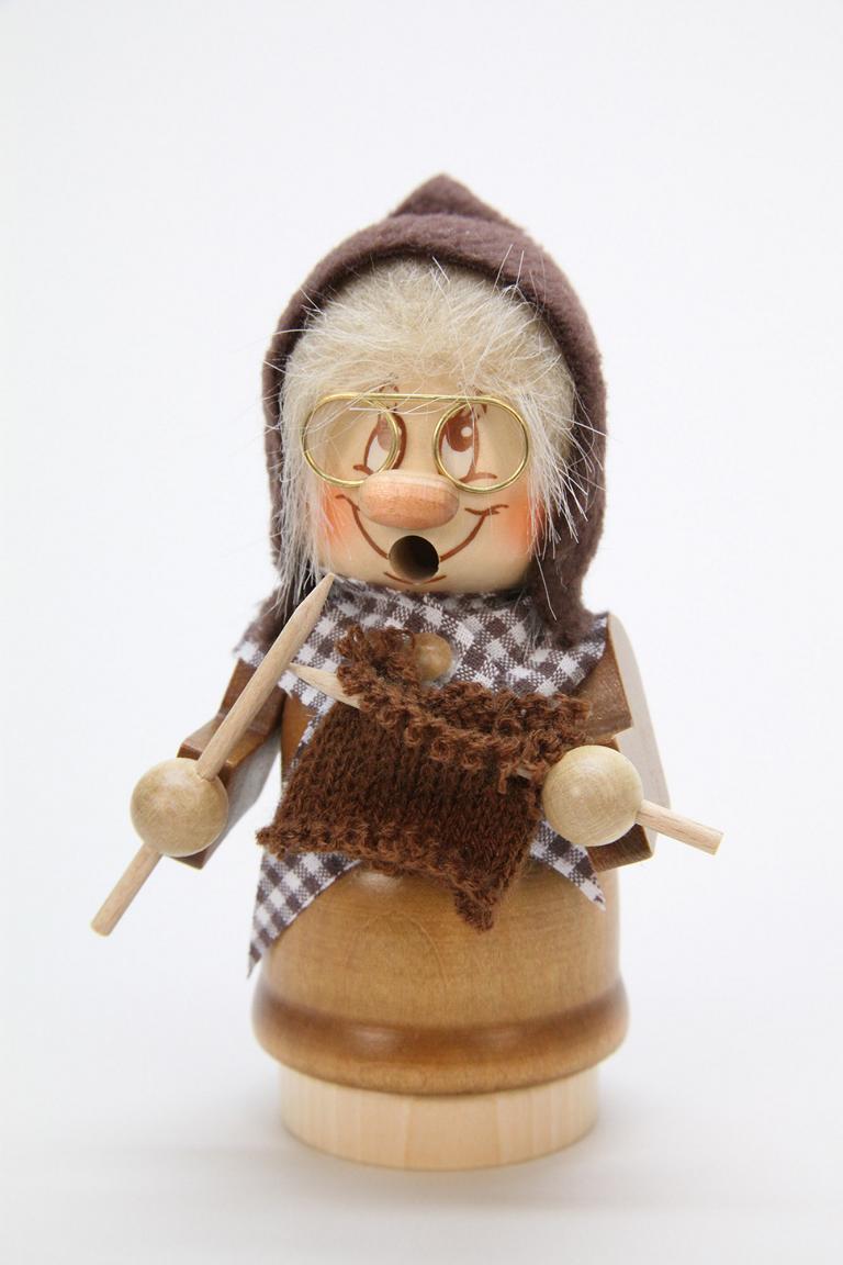 Räuchermann Miniwichtel Oma  13,0 cm