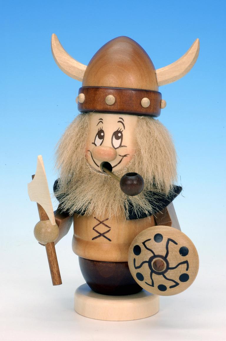 Räuchermann Miniwichtel Wikinger  14,5 cm