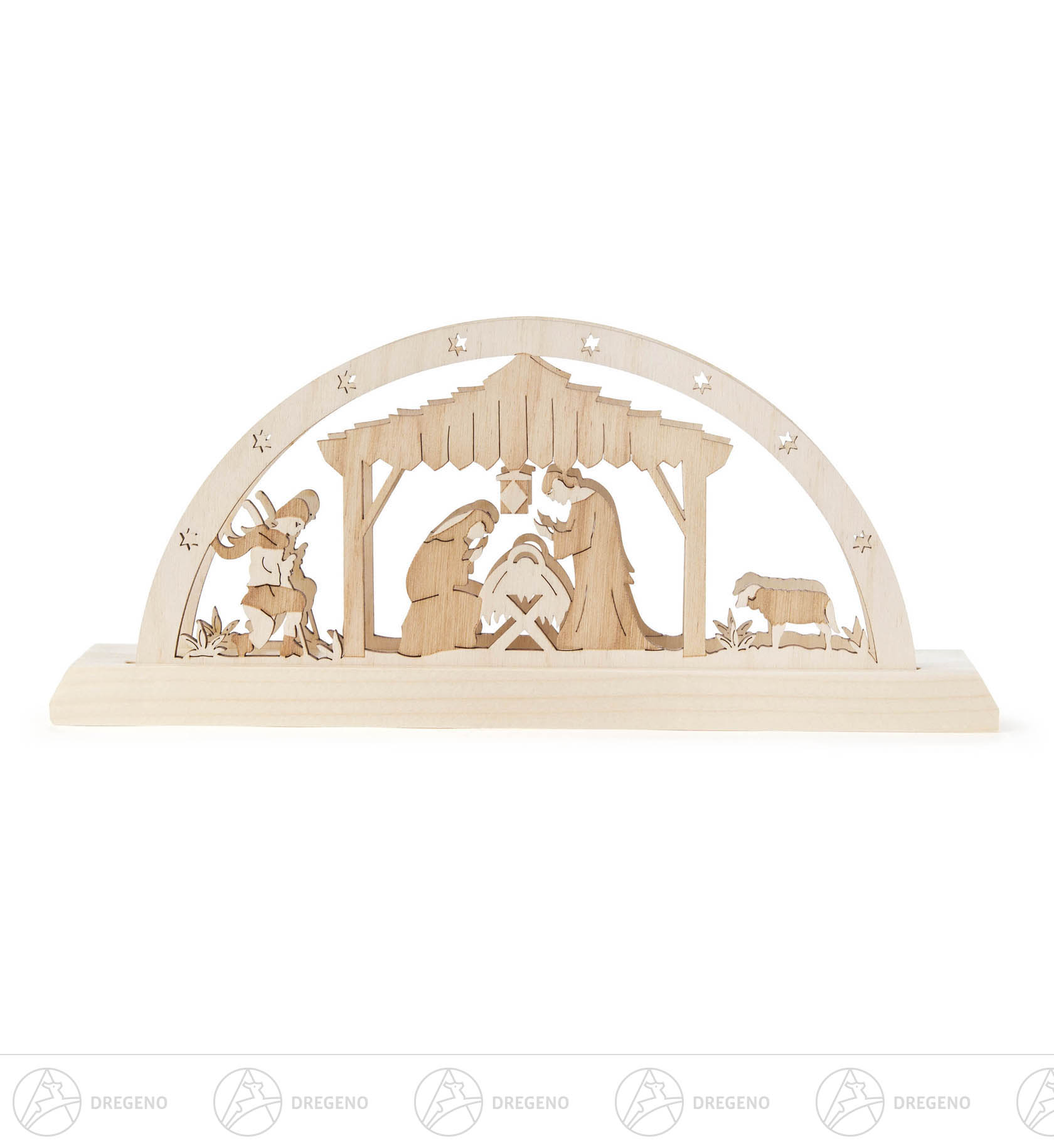 Serviettenständer mit Christi Geburt 10x23cm