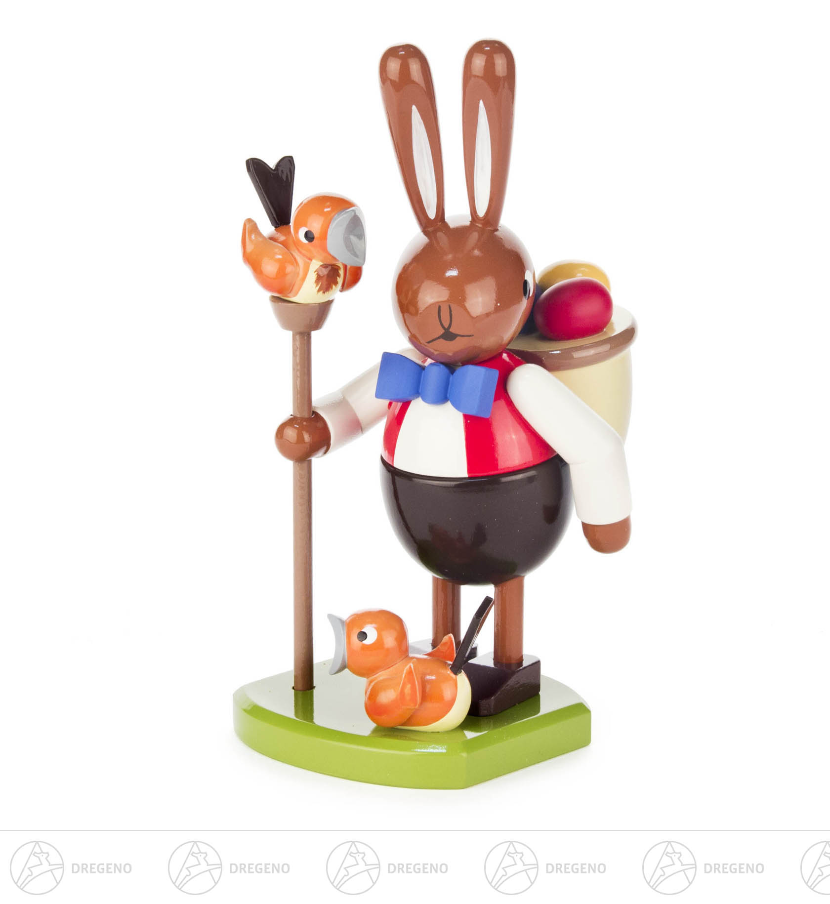 Hase Eierhändler groß 17cm