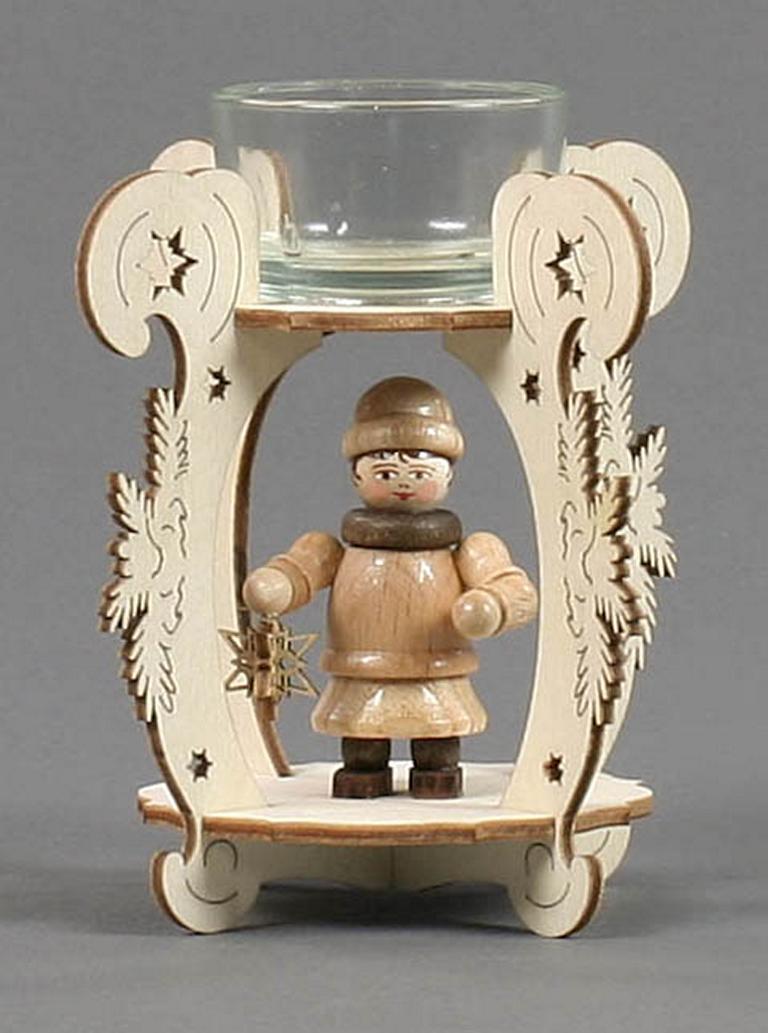 Teelichthalter mit Sternenmädchen