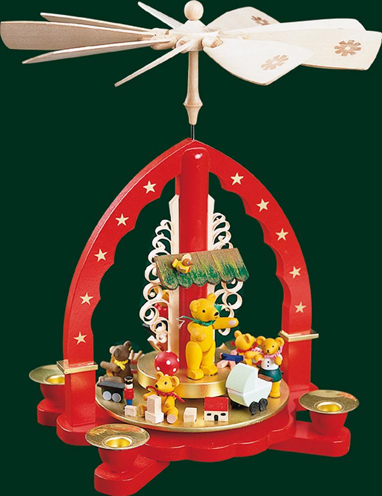 Pyramide Spielende Bärenkinder 27 cm Pyramide Spielende Bärenkinder 27 cm