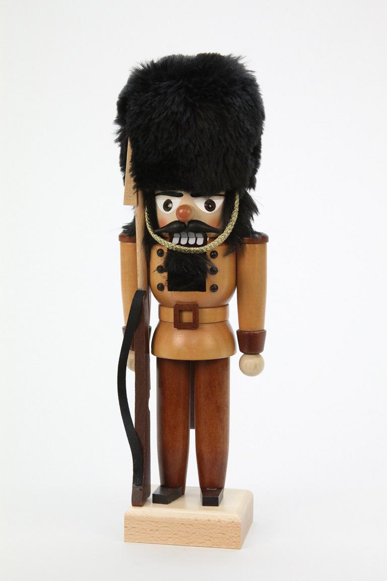 Nussknacker Wachsoldat klein natur  29,5 cm