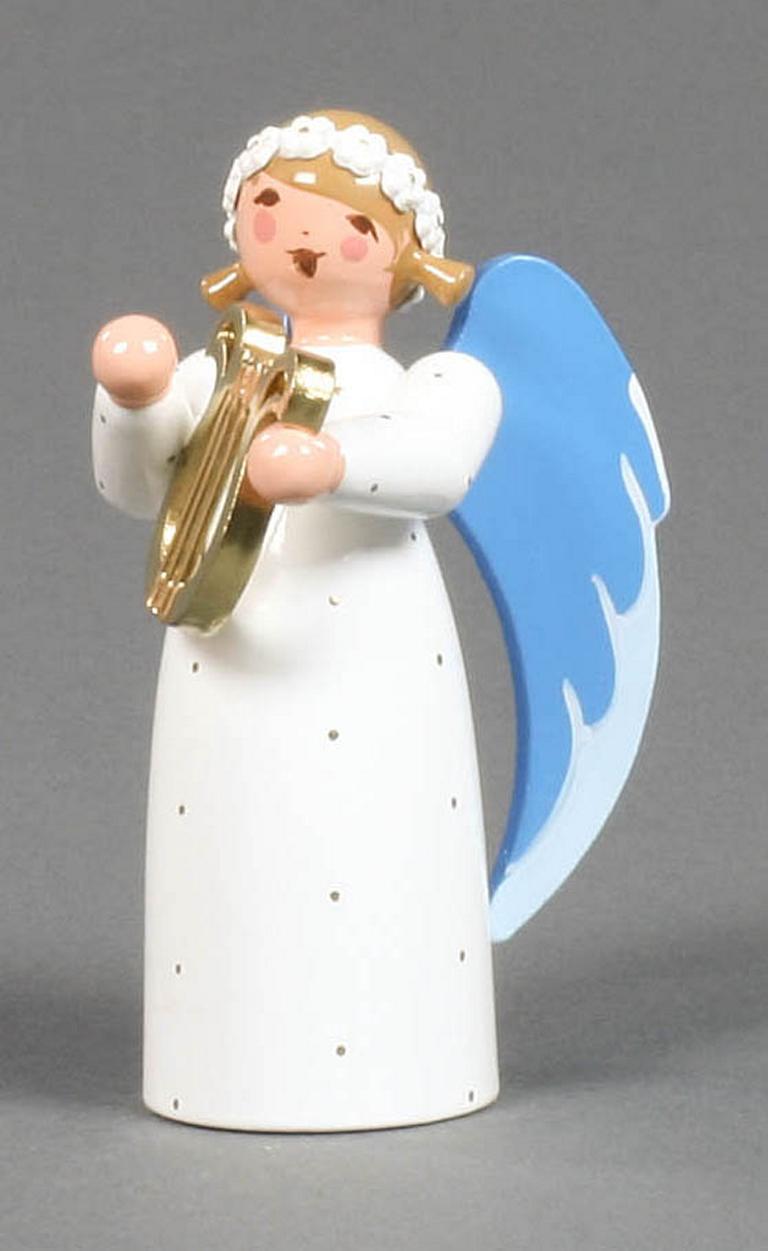 Engel mit Lyra stehend