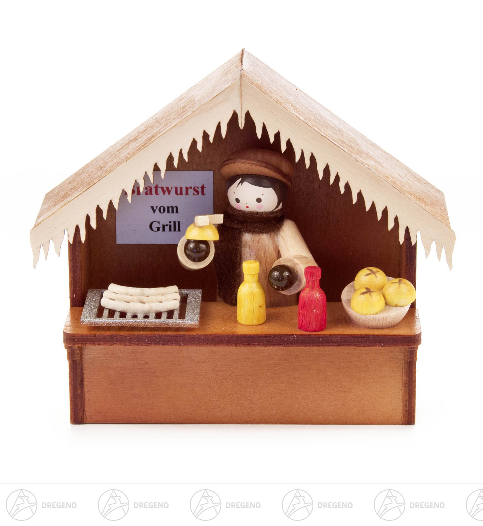 Weihnachtsmarktbude Bratwurst