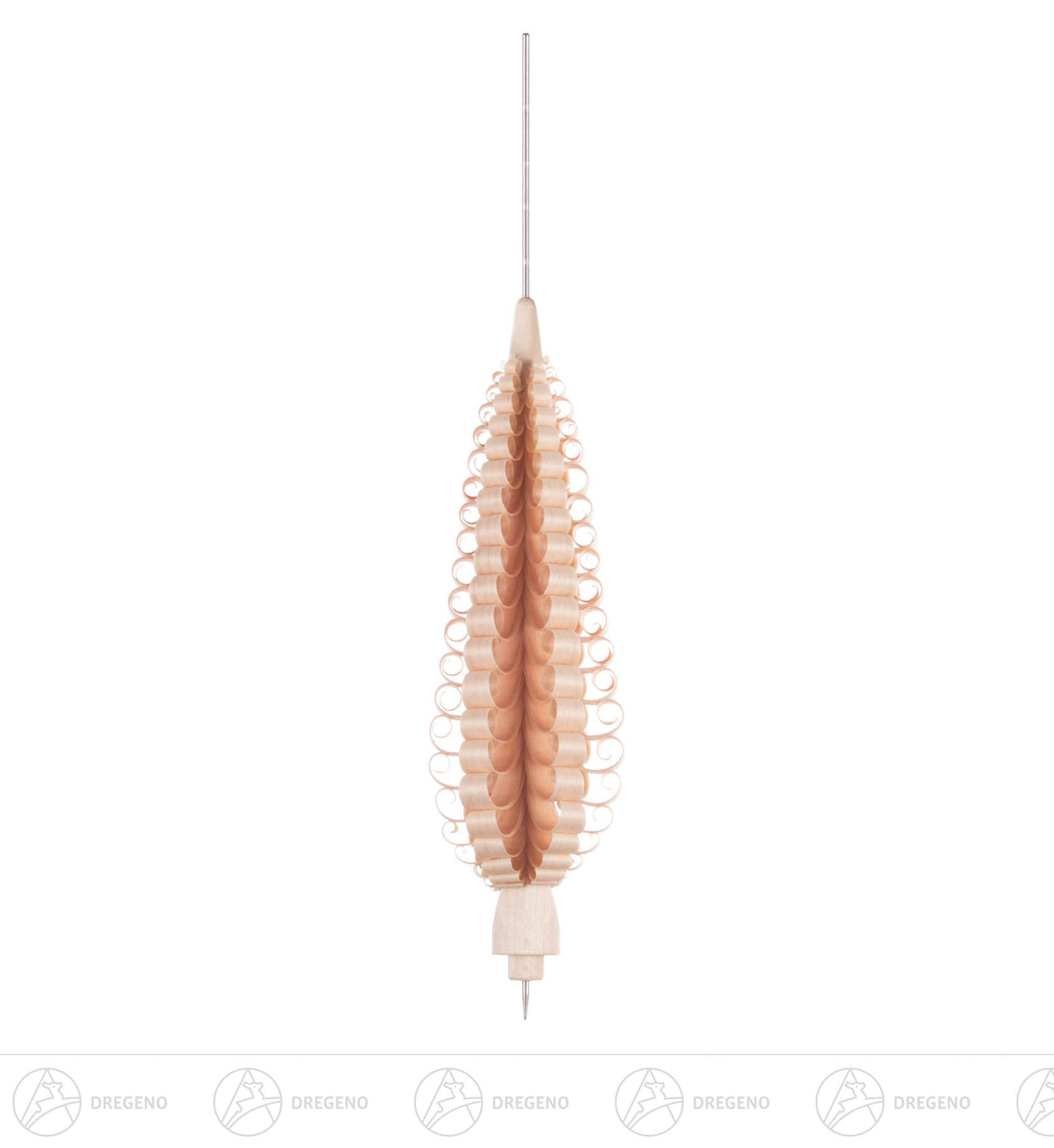 Spanbaum 18cm mit Bohrung und Pyramidennadel Spanbaum 18cm mit Bohrung und Pyramidennadel