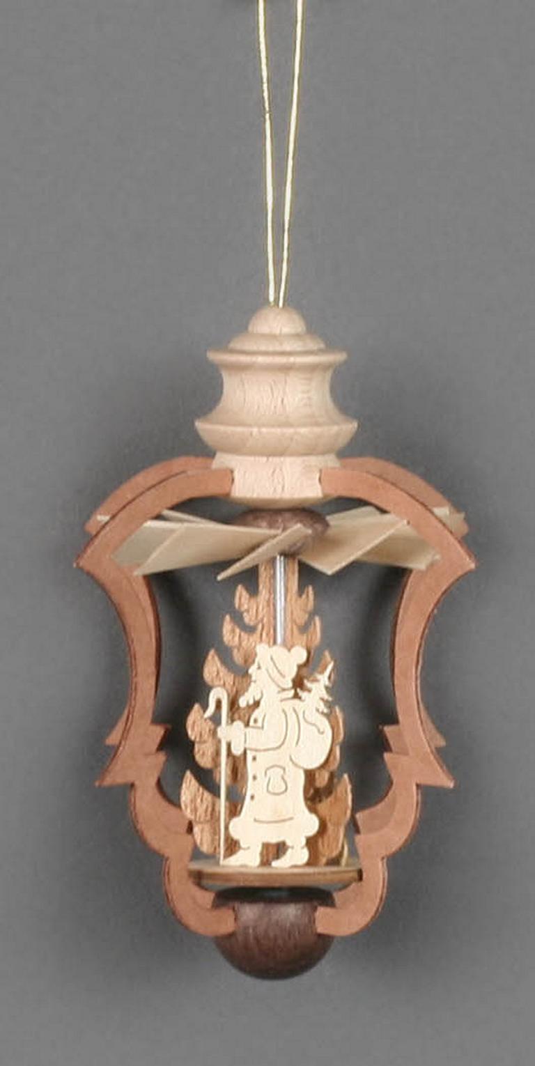 Wärmespiel Weihnachtsmann und Reh, zum Hängen