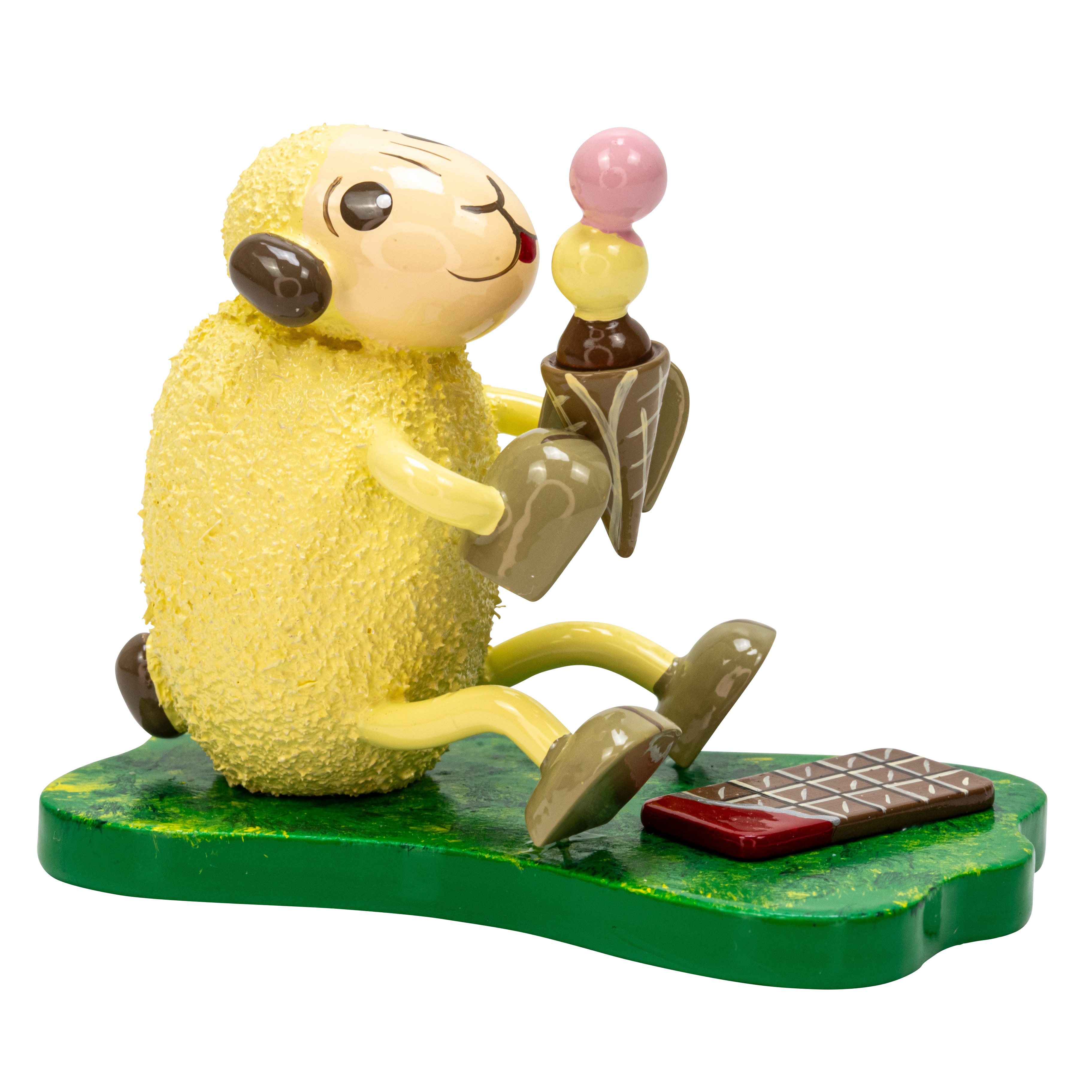 Schaf Sweety mit Süßigkeiten