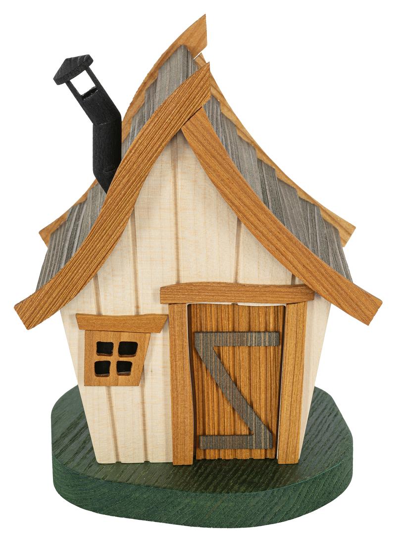 Räucherhäuschen Abenteuerhaus natur 20cm Räucherhäuschen Abenteuerhaus natur 20cm