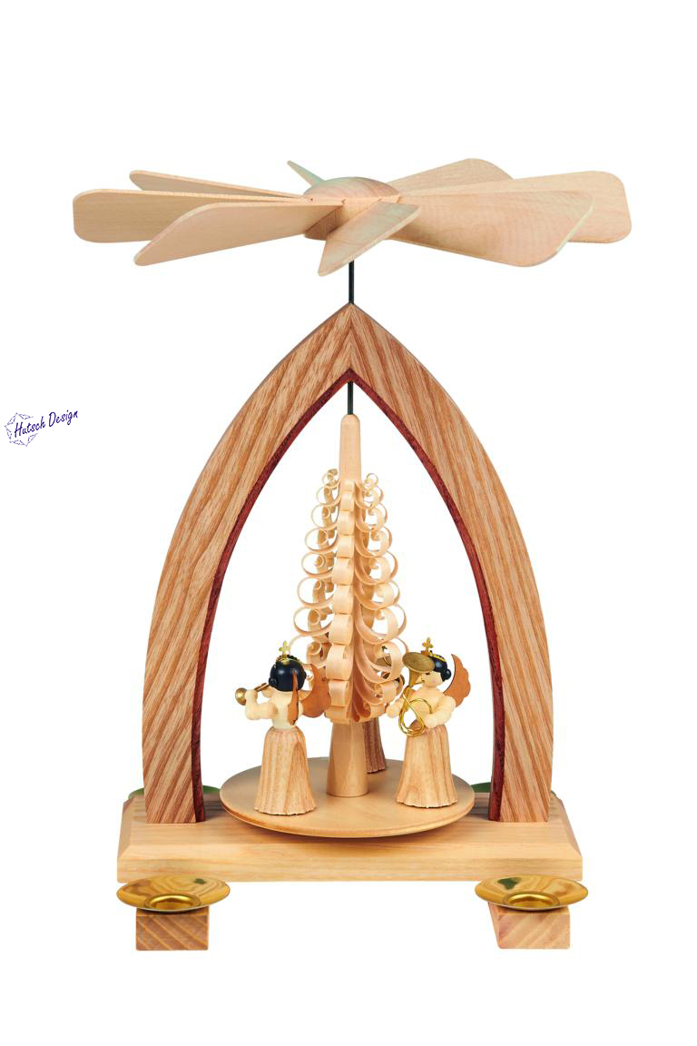 Pyramide mit Langrockengel mit Falten 26cm