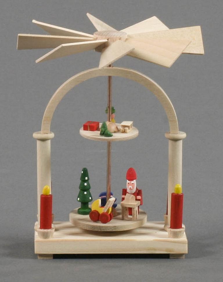 Miniatur Wärmespiel 2-stöckig Weihnachtsmannwerkstatt