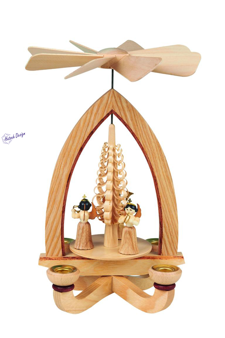 Pyramide mit Langrockengel mit Falten 28cm