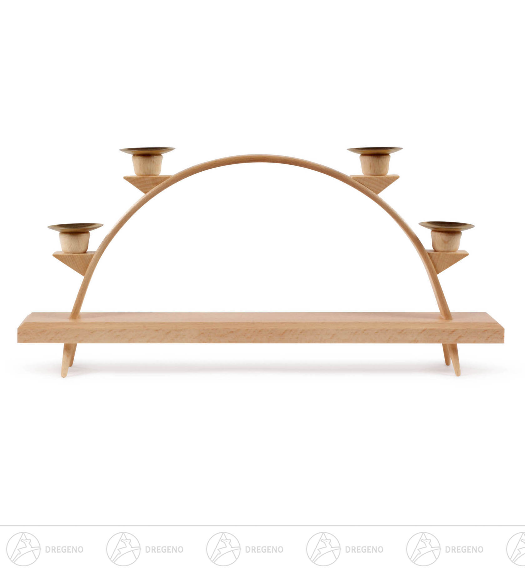 Schwibbogen unbestückt groß für 4 Pyramidenkerzen 16x 34cm