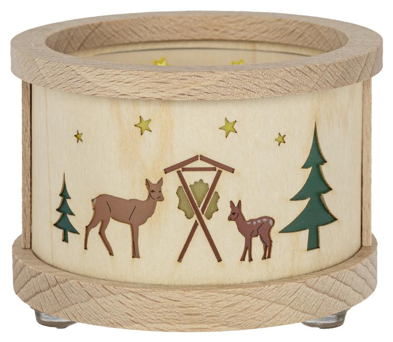 Teelichtlaterne Waldmotiv Teelichtlaterne Waldmotiv