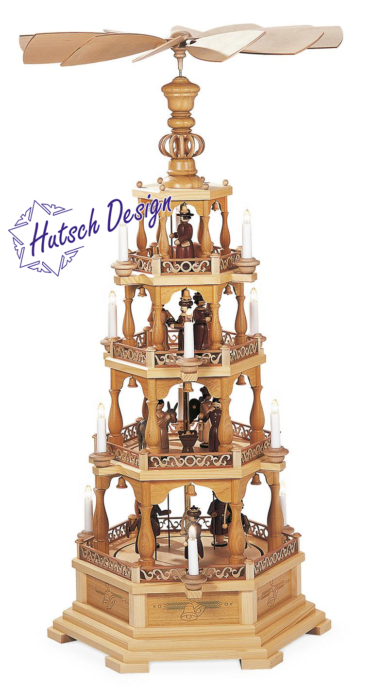 Pyramide Heilige Geschichte 4-stöckig, natur