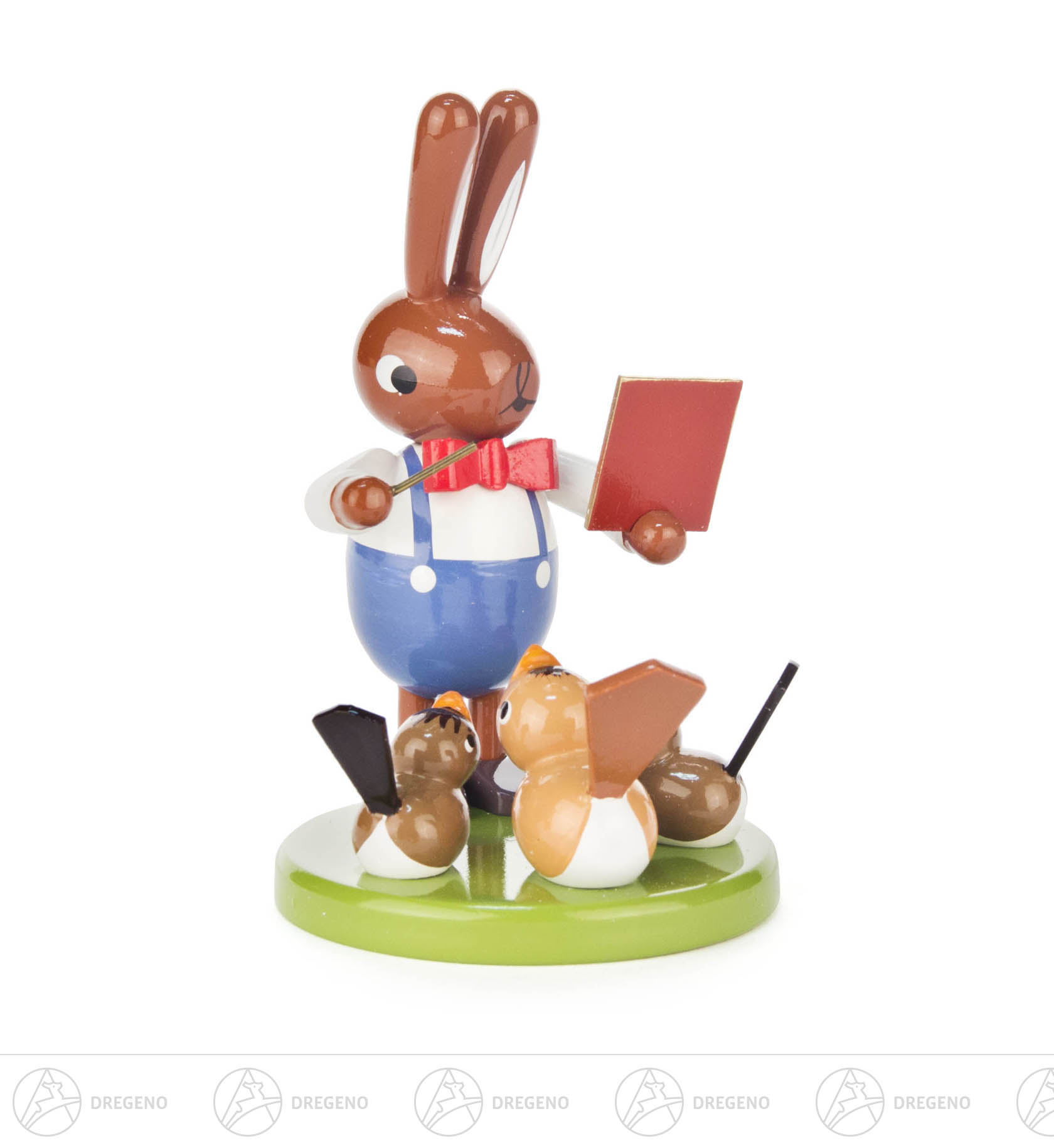 Hase mit Vogelchor klein 8cm