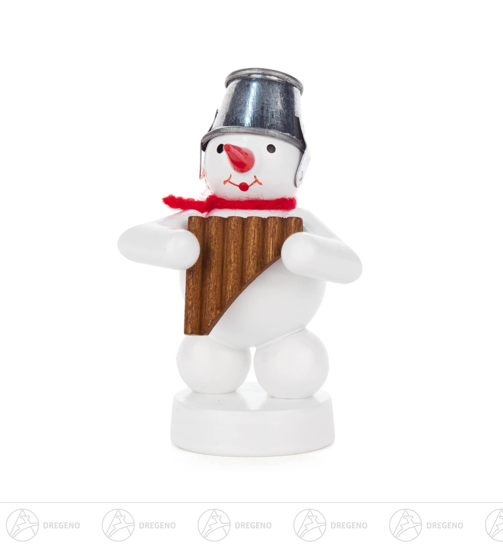 Schneemann mit Panflöte 8cm
