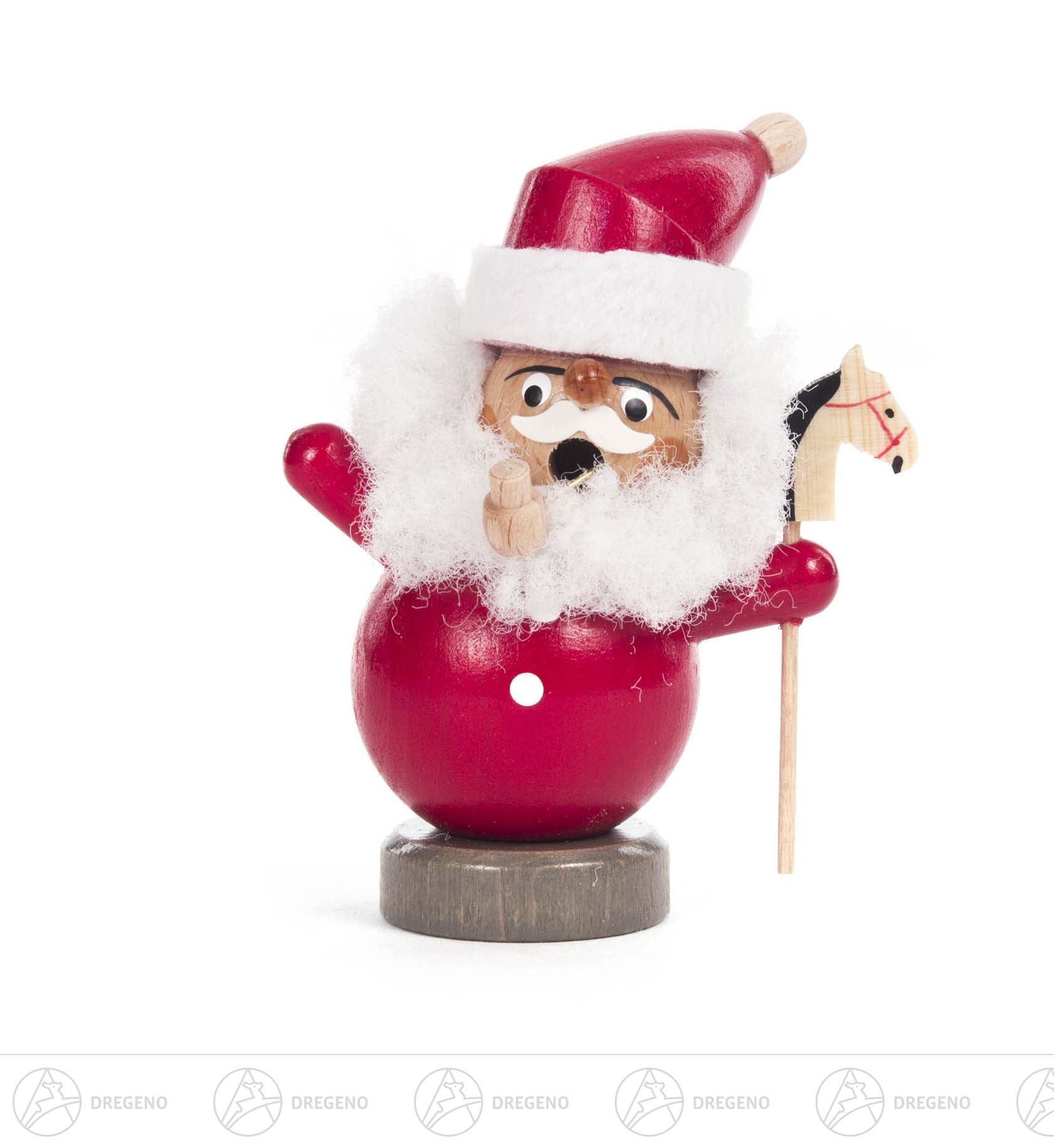 Mini-Räuchermann Weihnachtsmann stehend
