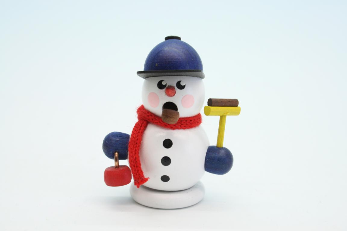 SM Curlingspieler  weiß 8cm