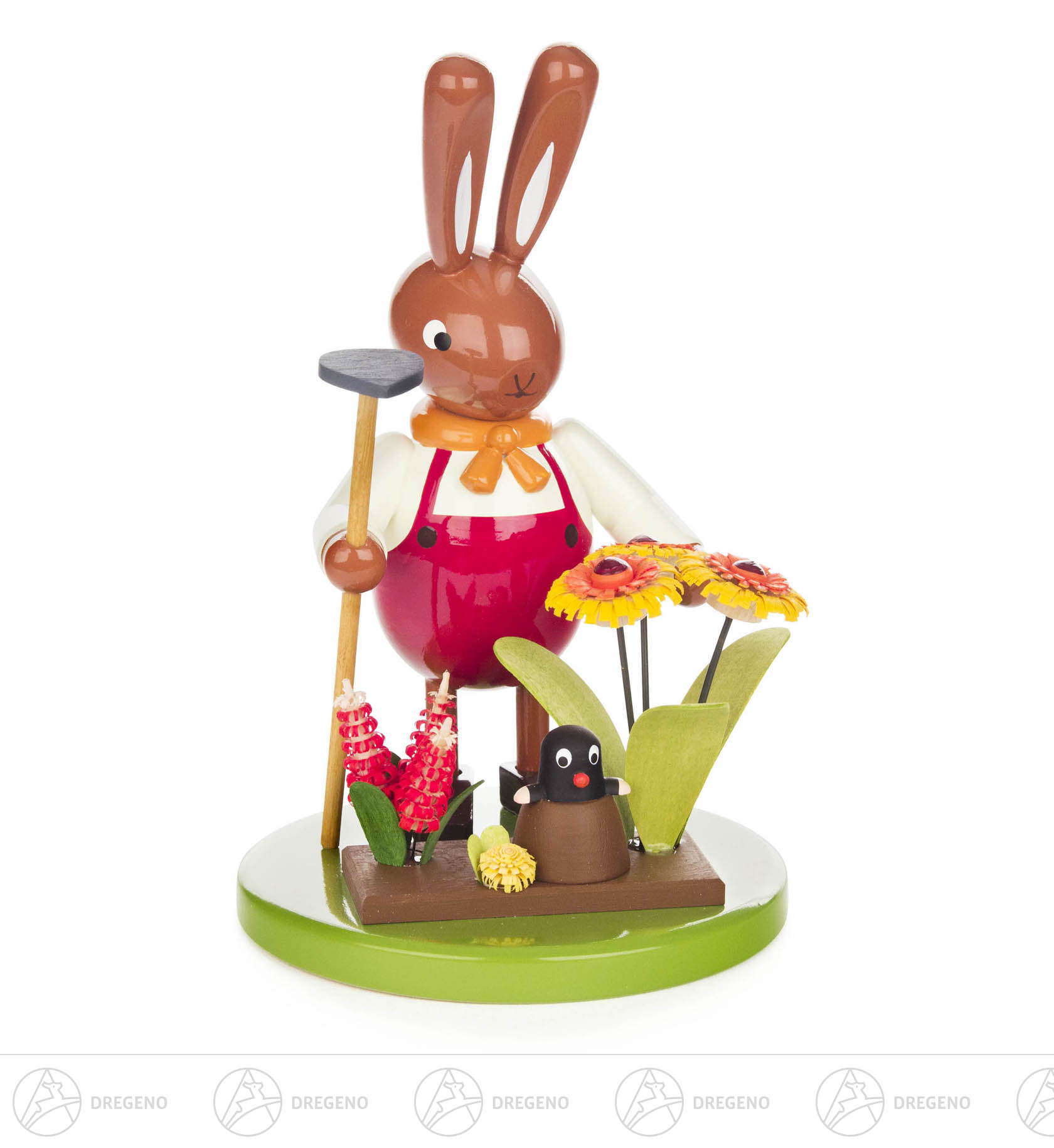 Hase mit Maulwurf groß 18cm