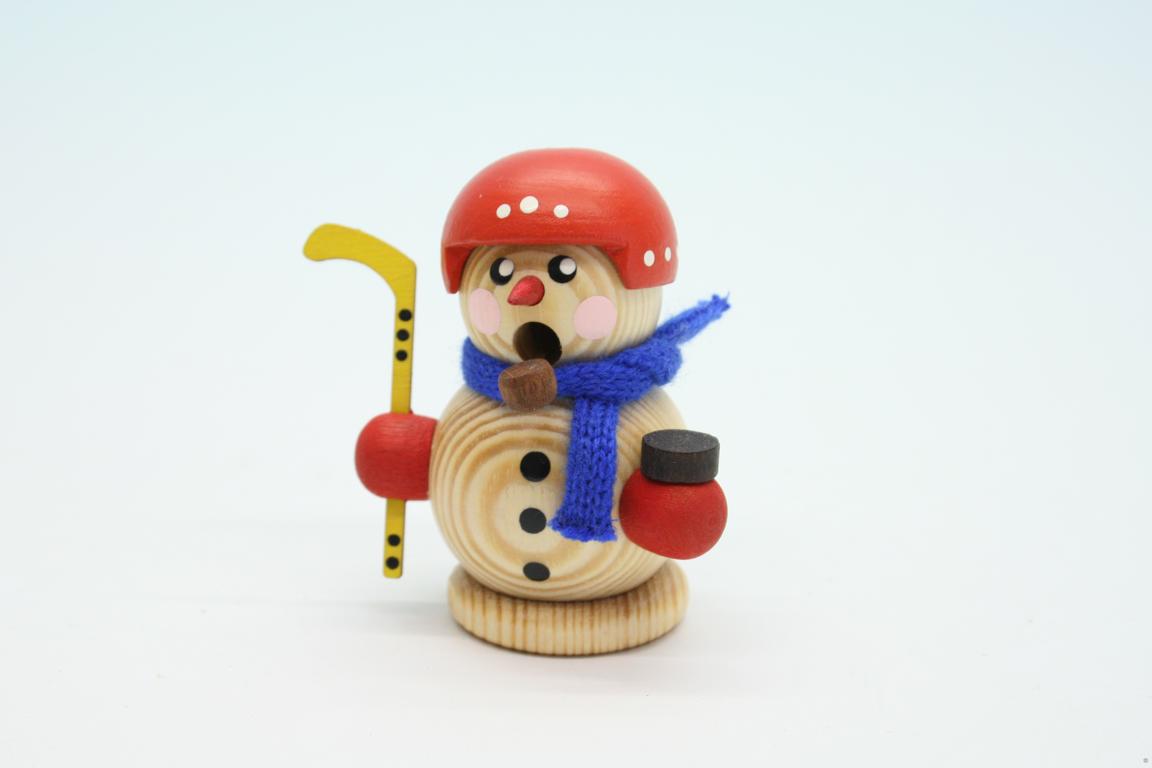 SM Hockeyspieler mit Helm natur 8cm