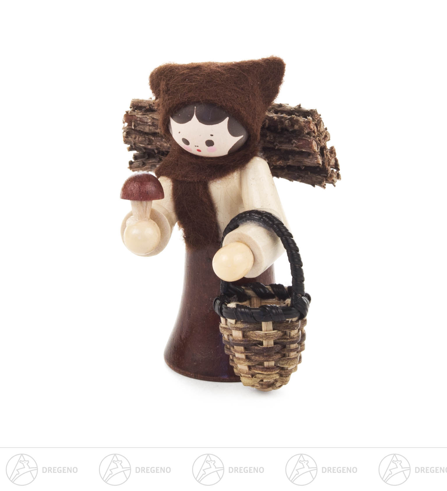 Pilzfrau natur 5,5cm