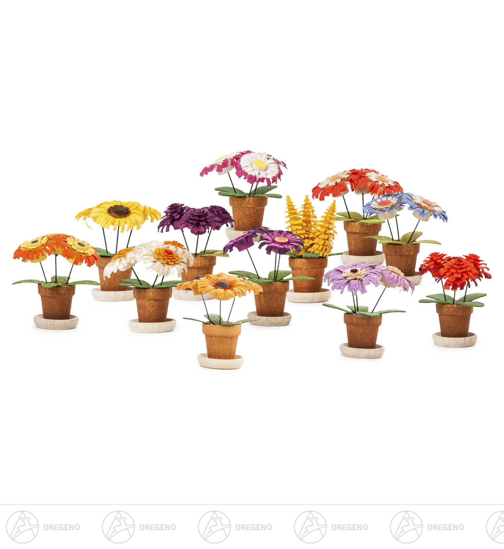 Blumenstöckchen (12)  4cm