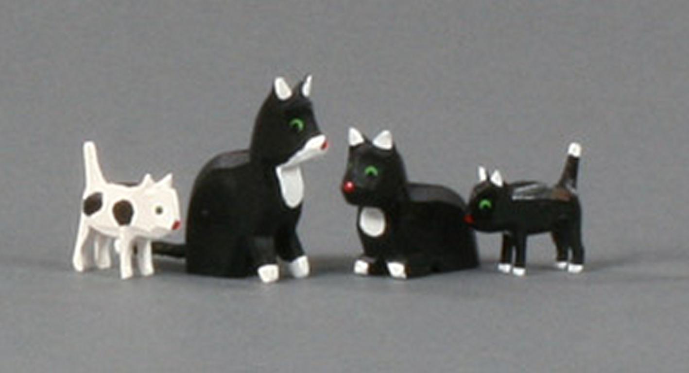 Katzenfamilie klein in Spandose (4)